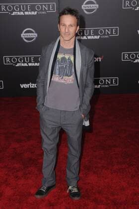 December 10, 2016 - Hollywood, CA, United States - 10 December 2016 - Hollywood, California - Breckin Myer. Rogue One: A Star Wars Story World premiere held at Pantages Theater. Photo Credit: AdMedia Hollywood United States - ZUMAa123 20161210_zaa_a123_188