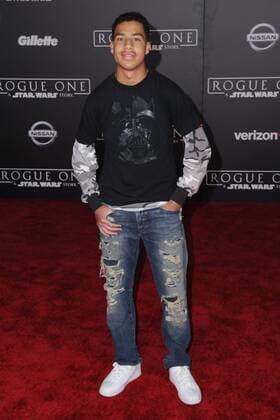 December 10, 2016 - Hollywood, CA, United States - 10 December 2016 - Hollywood, California - Marcus Scribner. Rogue One: A Star Wars Story World premiere held at Pantages Theater. Photo Credit: AdMedia Hollywood United States - ZUMAa123 20161210_zaa_a123_217