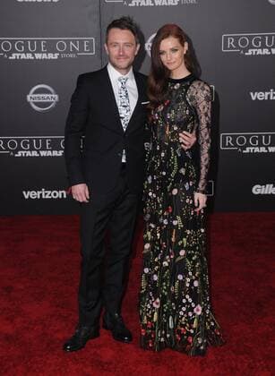 December 10, 2016 - Hollywood, CA, United States - 10 December 2016 - Hollywood, California - Chris Hardwick, Lydia Hearst. Rogue One: A Star Wars Story World premiere held at Pantages Theater. Photo Credit: AdMedia Hollywood United States - ZUMAa123 20161210_zaa_a123_215