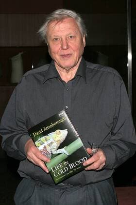 IMAGO ICONS: Sir David Attenborough Feb 27, 2008 - London, England, UK - SIR DAVID ATTENBOROUGH signed copies of his book Life in Cold Blood at the Natural History Museum. The 81-year-old wildlife documentary-maker was inundated with fans at the signing in West London.  - ZUMAd33_ 20080227_nar_d33_570