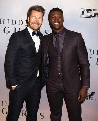 December 10, 2016 - New York, New York, U.S. - Actors GLEN POWELL and ALDIS HODGE attend the New York Special Screening of Hidden Figures held at the SVA Theatre. New York U.S. - ZUMAk03_ 20161210_zaf_k03_006