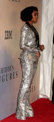 December 10, 2016 - New York, New York, U.S. - Singer JANELLE MONAE attends the New York Special Screening of Hidden Figures held at the SVA Theatre. New York U.S. - ZUMAk03_ 20161210_zaf_k03_051