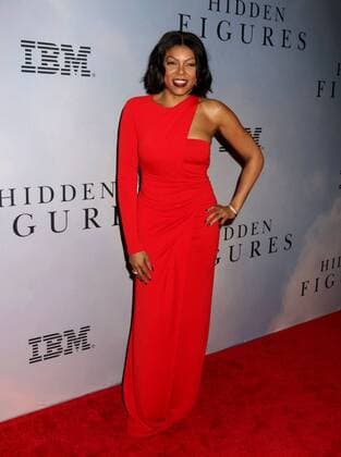 December 10, 2016 - New York, New York, U.S. - Actress TARAJI P. HENSON attends the New York Special Screening of Hidden Figures held at the SVA Theatre. New York U.S. - ZUMAk03_ 20161210_zaf_k03_143