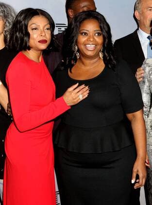December 10, 2016 - New York, New York, U.S. - Actresses TARAJI P. HENSON and OCTAVIA SPENCER attend the New York Special Screening of Hidden Figures held at the SVA Theatre. New York U.S. - ZUMAk03_ 20161210_zaf_k03_171