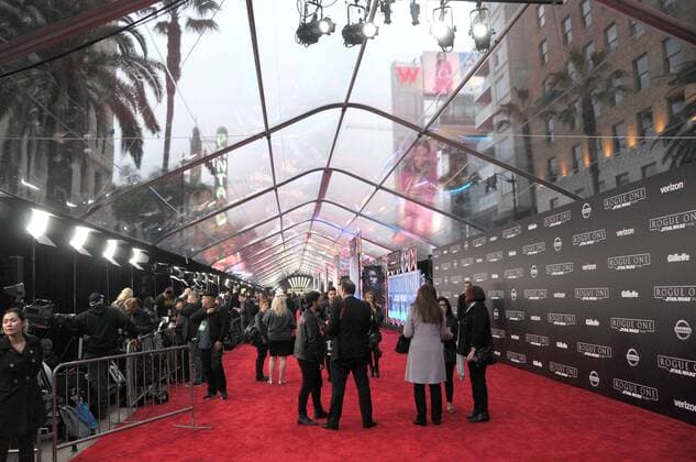 December 10, 2016 - Los Angeles, California, United States - December 10th 2016 - Los Angeles California USA - ATMOSPHERE RED CARPET at the World Premiere for Rogue One Star Wars held at the Pantages Theater, Hollywood, Los Angeles CA Los Angeles United States - ZUMAf05_ 20161210_zaf_f05_011