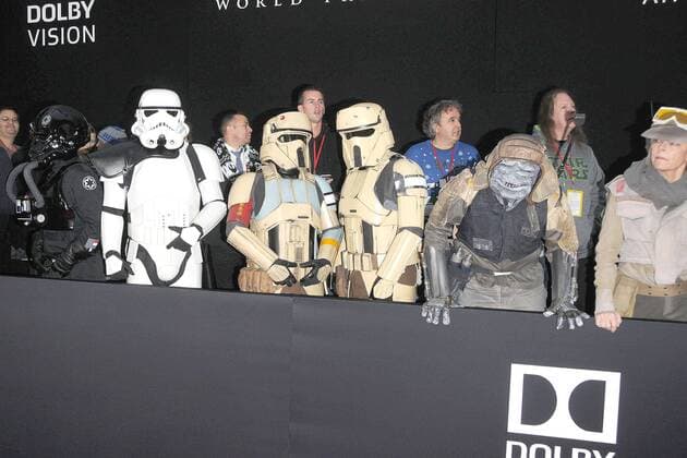 December 10, 2016 - Los Angeles, California, United States - December 10th 2016 - Los Angeles California USA - ATMOSPHERE RED CARPET at the World Premiere for Rogue One Star Wars held at the Pantages Theater, Hollywood, Los Angeles CA Los Angeles United States - ZUMAf05_ 20161210_zaf_f05_015