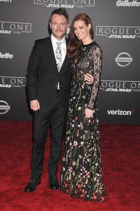 December 10, 2016 - Los Angeles, California, United States - December 10th 2016 - Los Angeles California USA - Actor CHRIS HARDWICK, LYDIA HEARST at the World Premiere for Rogue One Star Wars held at the Pantages Theater, Hollywood, Los Angeles CA Los Angeles United States - ZUMAf05_ 20161210_zaf_f05_017