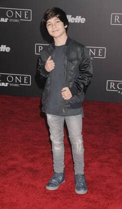 December 10, 2016 - Los Angeles, California, United States - December 10th 2016 - Los Angeles California USA - Actor BRYCE GHEISAR at the World Premiere for Rogue One Star Wars held at the Pantages Theater, Hollywood, Los Angeles CA Los Angeles United States - ZUMAf05_ 20161210_zaf_f05_020