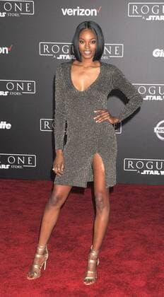 December 10, 2016 - Los Angeles, California, United States - December 10th 2016 - Los Angeles California USA - Model EUGENA WASHINGTRON at the World Premiere for Rogue One Star Wars held at the Pantages Theater, Hollywood, Los Angeles CA Los Angeles United States - ZUMAf05_ 20161210_zaf_f05_038