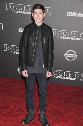 December 10, 2016 - Los Angeles, California, United States - December 10th 2016 - Los Angeles California USA - Actor MASON COOK at the World Premiere for Rogue One Star Wars held at the Pantages Theater, Hollywood, Los Angeles CA Los Angeles United States - ZUMAf05_ 20161210_zaf_f05_067