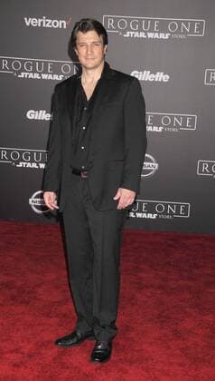 December 10, 2016 - Los Angeles, California, United States - December 10th 2016 - Los Angeles California USA - Actor NATHAN FILLION at the World Premiere for Rogue One Star Wars held at the Pantages Theater, Hollywood, Los Angeles CA Los Angeles United States - ZUMAf05_ 20161210_zaf_f05_076