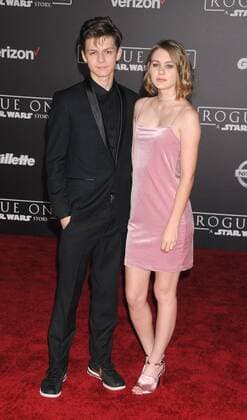 December 10, 2016 - Los Angeles, California, United States - December 10th 2016 - Los Angeles California USA - Actor RYAN SIMPKINS, Actress TY SIMPKINS at the World Premiere for Rogue One Star Wars held at the Pantages Theater, Hollywood, Los Angeles CA Los Angeles United States - ZUMAf05_ 20161210_zaf_f05_087