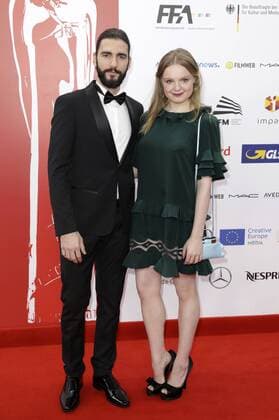 Dejan Bucin und Maria Dragus bei der Verleihung vom 29. Europäischen Filmpreis 2016 29th European Film Awards 2016 im Nationalen Forum für Musik. Breslau,10.12.2016 Foto:xS.xGabschx xFuturexImage