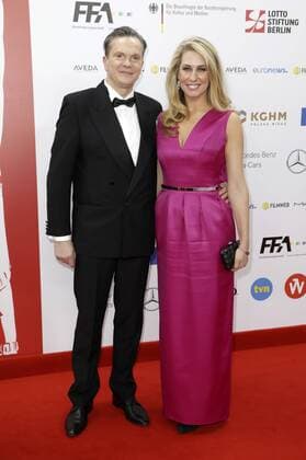 Giedre Zickytemit Ehemann Eitvydas Bajarunas bei der Verleihung vom 29. Europäischen Filmpreis 2016 29th European Film Awards 2016 im Nationalen Forum für Musik. Breslau, 10.12.2016 Foto:xS.xGabschx xFuturexImage