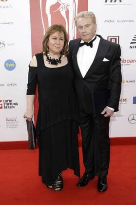 Krystyna Demska-Olbrychska mit Ehemann Daniel Olbrychski bei der Verleihung vom 29. Europäischen Filmpreis 2016 29th European Film Awards 2016 im Nationalen Forum für Musik. Breslau, 10.12.2016 Foto:xS.xGabschx xFuturexImage