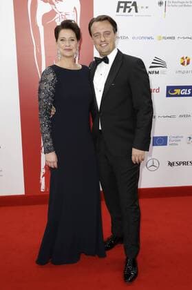 Trine Dyrholm mit Freund Niclas Bendixen bei der Verleihung vom 29. Europäischen Filmpreis 2016 29th European Film Awards 2016 im Nationalen Forum für Musik. Breslau, 10.12.2016 Foto:xS.xGabschx xFuturexImage