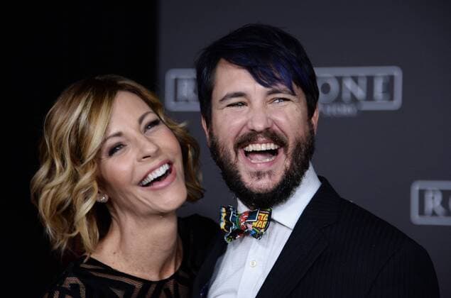 Hair stylist Anne Wheaton and actor Wil Wheaton attend the premiere of the sci-fi motion picture Rogue One: A Star Wars Story at the Pantages Theatre in the Hollywood section of Los Angeles on December 10, 2016. Storyline: The Rebellion makes a risky move to steal the plans to the Death Star, setting up the epic saga to follow.  LAP2016121021 JIMxRUYMEN