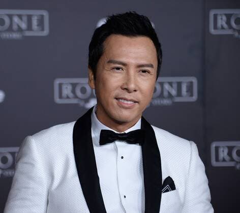 Cast member Donnie Yen attends the premiere of the sci-fi motion picture Rogue One: A Star Wars Story at the Pantages Theatre in the Hollywood section of Los Angeles on December 10, 2016. Storyline: The Rebellion makes a risky move to steal the plans to the Death Star, setting up the epic saga to follow.  LAP2016121003 JIMxRUYMEN