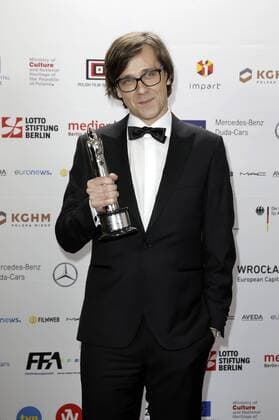 Radoslaw Ochnio mit dem Preis für das beste Sounddesign bei 11 minut bei der Verleihung vom 29. Europäischen Filmpreis 2016 29th European Film Awards 2016 im Nationalen Forum für Musik. Breslau, 10.12.2016 Foto:xS.xGabschx xFuturexImage