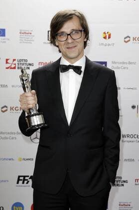 Radoslaw Ochnio mit dem Preis für das beste Sounddesign bei 11 minut bei der Verleihung vom 29. Europäischen Filmpreis 2016 29th European Film Awards 2016 im Nationalen Forum für Musik. Breslau, 10.12.2016 Foto:xS.xGabschx xFuturexImage