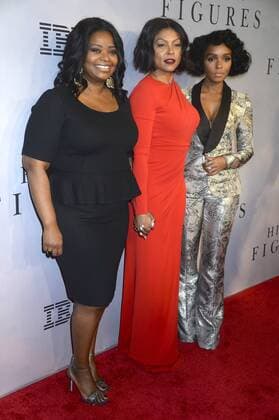 Octavia Spencer, Taraji P. Henson undJanelle Monae beim Special Screening des Kinofilms Hidden Figures - Unerkannte Heldinnen im SVA Theatre. New York, 10.12.2016 Foto:xD.xVanxTinex xFuturexImage