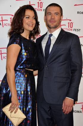 Rome, Red Carpet ShondaLand . Pictured: Bellamy Young, Charlie Weber  Copyright: xEcophotox xIPAx