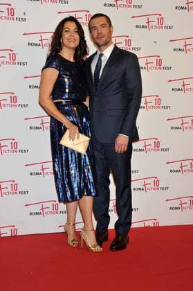 Rome, Red Carpet ShondaLand . Pictured: Bellamy Young, Charlie Weber  Copyright: xEcophotox xIPAx