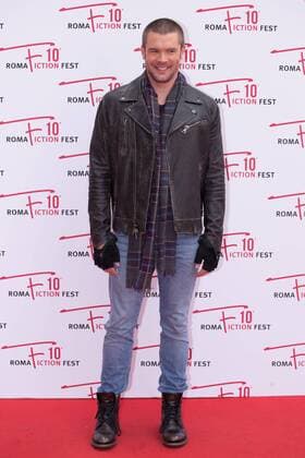 Italy: Shondaland Red Carpet American actor Charlie Weber arrives on the red carpet for Shondaland during the 2016 Rome Fiction Fest.  BarbaraxComo