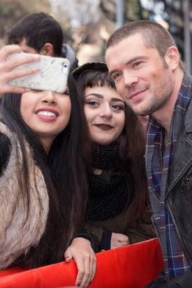 Italy: Shondaland Red Carpet American actor Charlie Weber arrives on the red carpet for Shondaland during the 2016 Rome Fiction Fest.  BarbaraxComo