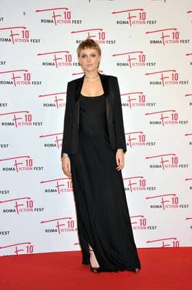 Rome, Red Carpet The border. Pictured: Caterina Shulha dress Vintage  Copyright: xEcophotox xIPAx
