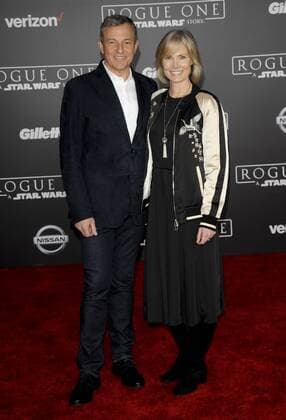 Bob Iger & wife Willow Bay ROGUE ONE: A STAR WARS STORY FILM PREMIERE Hollywood Patrick Rideaux PicturePerfect
