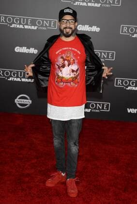 AJ McLean ROGUE ONE: A STAR WARS STORY FILM PREMIERE Hollywood Patrick Rideaux PicturePerfect