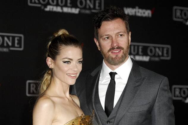 Jaime King & husband Kyle Newman ROGUE ONE: A STAR WARS STORY FILM PREMIERE Hollywood Patrick Rideaux PicturePerfect