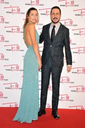 Rome Fiction Fest, Red Carpet Immature . Pictured: Ludovica cutter, Luca Bizzarri  Copyright: xLennyx xIPAx