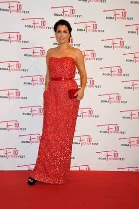 Rome Fiction Fest, Red Carpet Immature . Pictured: Bellamy Young  Copyright: xLennyx xIPAx