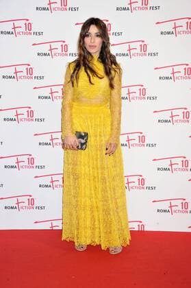 Rome Fiction Fest, Red Carpet Immature . Pictured: Sabrina Impacciattore Scervino dress jewelry Coco  Copyright: xLennyx xIPAx