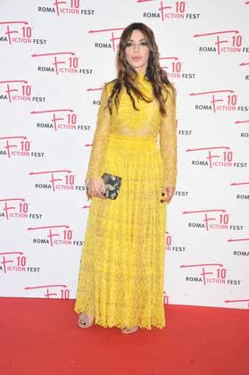 Rome Fiction Fest, Red Carpet Immature . Pictured: Sabrina Impacciattore Scervino dress jewelry Coco  Copyright: xLennyx xIPAx