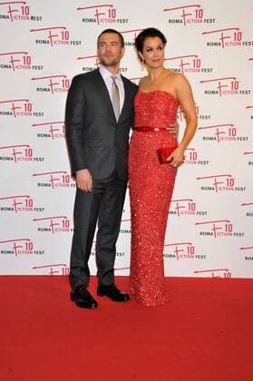 Rome Fiction Fest, Red Carpet Immature . Pictured: Bellamy Young, Charlie Weber  Copyright: xLennyx xIPAx