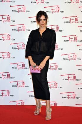Rome Fiction Fest, Red Carpet Immature . Pictured: irene Ferri Morphosis dress  Copyright: xLennyx xIPAx