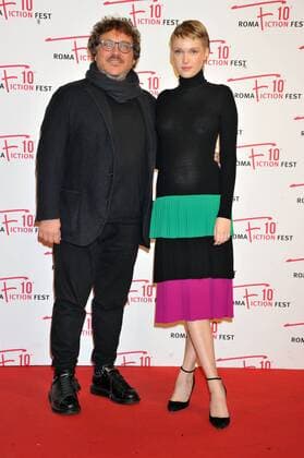 Rome Fiction Fest, Red Carpet Immature . Pictured: Caterina Shulha, Mauro Berardi  Copyright: xLennyx xIPAx