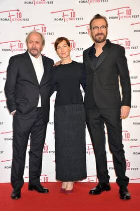 Rome Fiction Fest, Red Carpet Immature . Pictured: Giuseppe Piccioni, Cristiana Capotondi, Marco Giallini  Copyright: xLennyx xIPAx