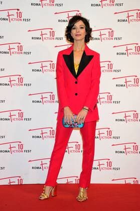 Rome Fiction Fest, Red Carpet Immature . Pictured: Nicole Grimaudo Gucci dress  Copyright: xLennyx xIPAx