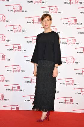 Rome Fiction Fest, Red Carpet Immature . Pictured: Christian Capotondi dress Stella McCartney  Copyright: xLennyx xIPAx