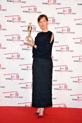 Rome Fiction Fest, Red Carpet Immature . Pictured: Christian Capotondi dress Stella McCartney  Copyright: xLennyx xIPAx