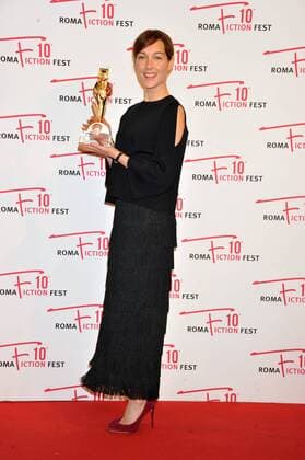 Rome Fiction Fest, Red Carpet Immature . Pictured: Christian Capotondi dress Stella McCartney  Copyright: xLennyx xIPAx
