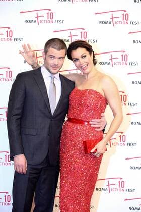 Roma Fiction Fest 2016, The Space Cinema Moderno. Red carpet Immature-Series . Pictured: Charlie Weber and Bellamy Young  Copyright: xMarcoxProvvisionatox xIPAx