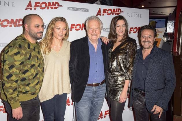 Jose Garcia - Andre Dussoliier - Caroline Vigneaux - Jerome Commandeur CELEBRITIES : Filmpremiere A Fond - Paris - 12 12 2016 FedericoPestellini Panoramic 