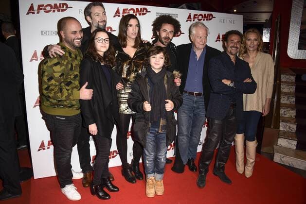 Nicolas Benamou - Jose Garcia - Andre Dussoliier - Caroline Vigneaux - Jerome Commandeur CELEBRITIES : Filmpremiere A Fond - Paris - 12 12 2016 FedericoPestellini Panoramic 