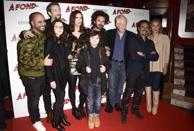 Nicolas Benamou - Jose Garcia - Andre Dussoliier - Caroline Vigneaux - Jerome Commandeur CELEBRITIES : Filmpremiere A Fond - Paris - 12 12 2016 FedericoPestellini Panoramic 