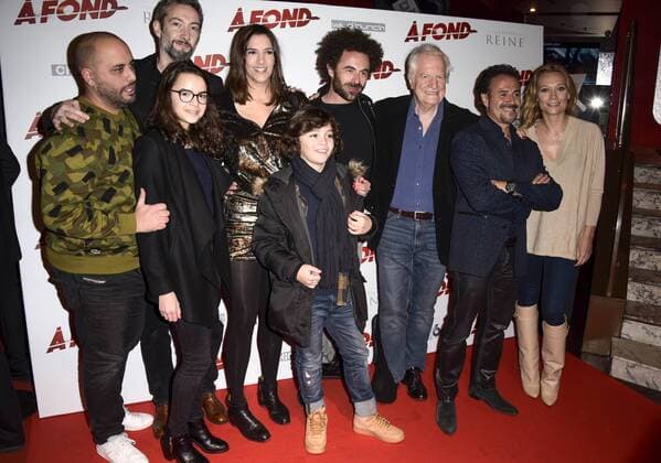 Nicolas Benamou - Jose Garcia - Andre Dussoliier - Caroline Vigneaux - Jerome Commandeur CELEBRITIES : Filmpremiere A Fond - Paris - 12 12 2016 FedericoPestellini Panoramic 